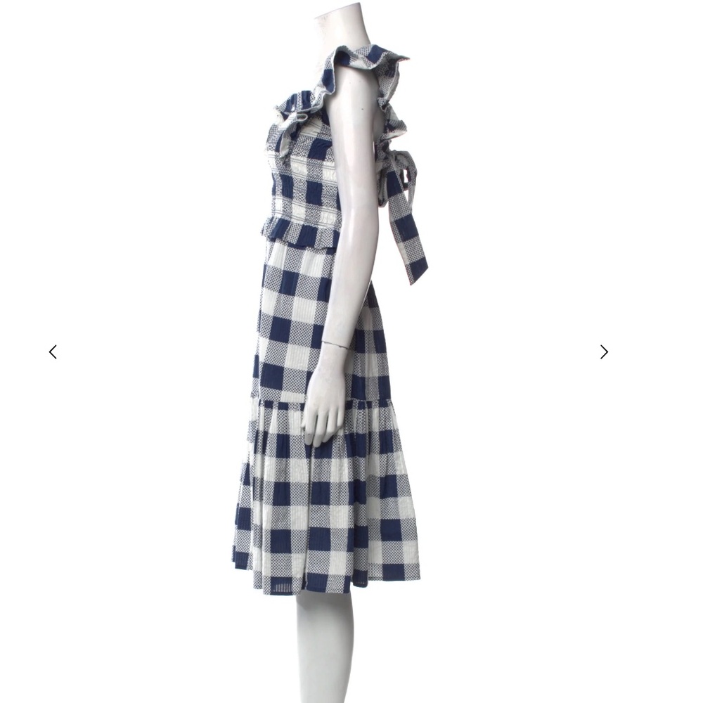 Sea New York Plaid Print Midi Length Dress - Picture 2 of 3